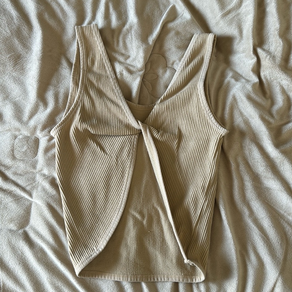 Sand brown crop top from Ross